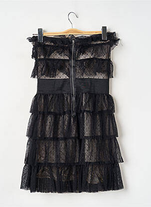Rochie scurtă fără mâneci fără mâneci negru SANDRO femeie