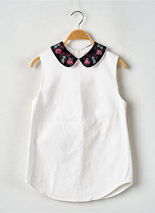 Top alb MANOUSH femeie