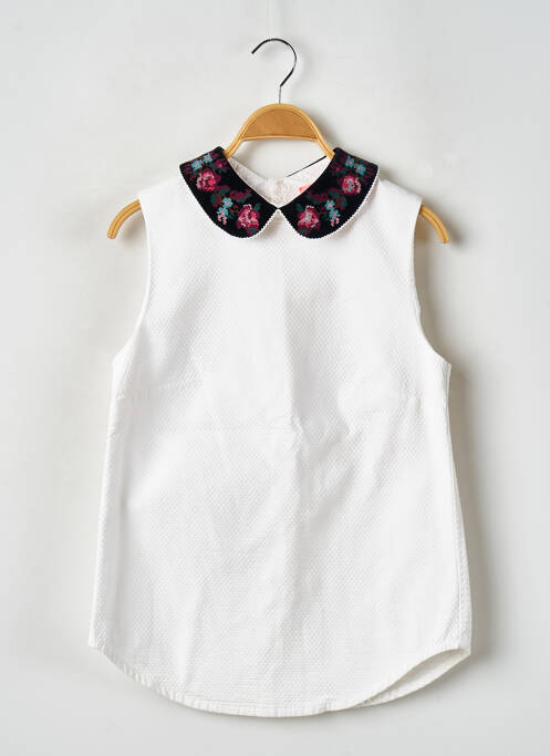 Top alb MANOUSH femeie