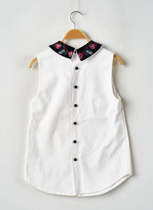 Top alb MANOUSH femeie