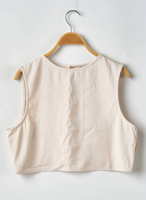 Top bej NASTY GAL femeie