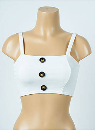 Top alb BOOHOO femeie