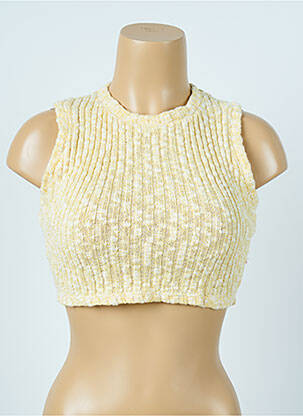 Pulover galben BERSHKA femeie