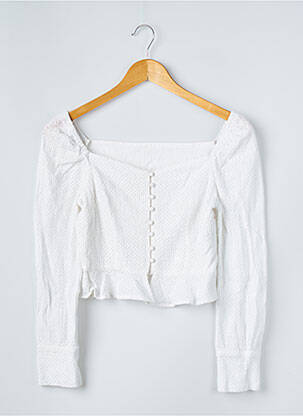 Cămașă alb LINJIA SHOP femeie