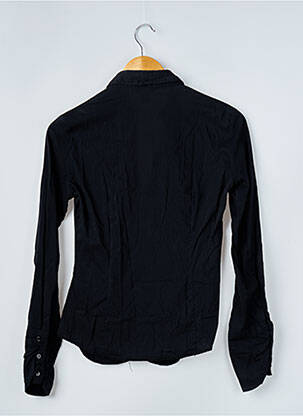 Cămașă croială cambrată mâneci lungi negru H&M femeie