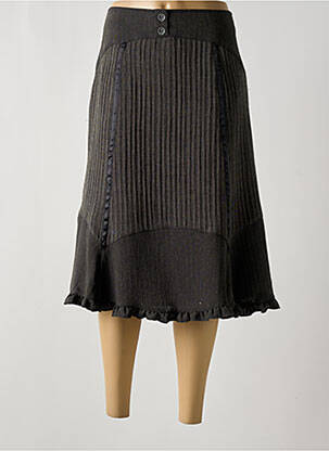 Fustă midi gri TELMAIL femeie