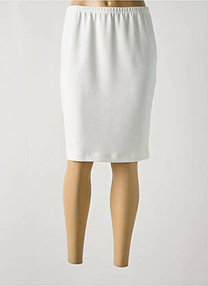 Fustă midi elasticitate bej TELMAIL femeie