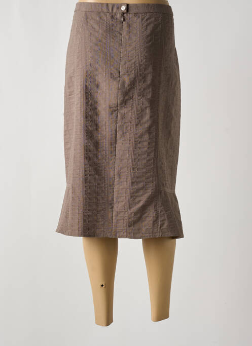 Fustă midi maro FRANCE RIVOIRE femeie