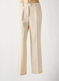 Pantalon buzunare talie înaltă bej LUCIA femme
