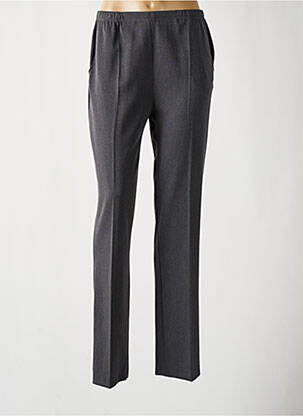 Pantalon slim talie elastică gri FRANCE RIVOIRE femeie