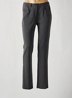 Pantalon slim talie elastică gri TELMAIL femeie