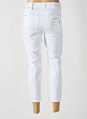 Pantalon 7/8 închidere cu fermoar sub clapetă cu nasturi alb GERRY WEBER femeie