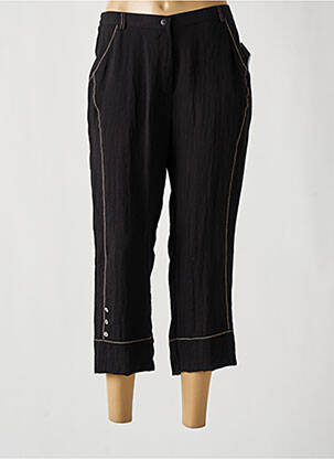 Pantalon trei sferturi negru JEAN GABRIEL femeie