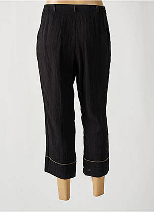 Pantalon trei sferturi croială dreaptă negru JEAN GABRIEL femeie