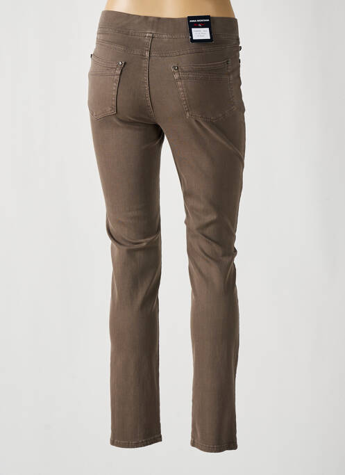 Pantalon slim maro ANNA MONTANA femeie