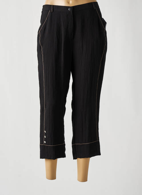 Pantalon trei sferturi negru JEAN GABRIEL femeie