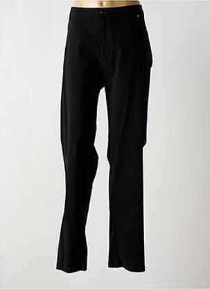 Pantalon slim țesătură poplin mărime normală negru CISO femeie