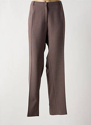 Pantalon drept maro FRANCE RIVOIRE femeie