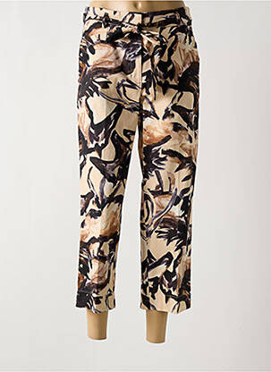 Pantalon 7/8 talie cu cleme mărime normală bej GERRY WEBER femeie