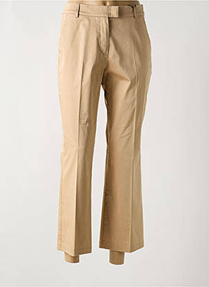 Pantalon 7/8 talie cu cleme mărime normală bej GERRY WEBER femeie