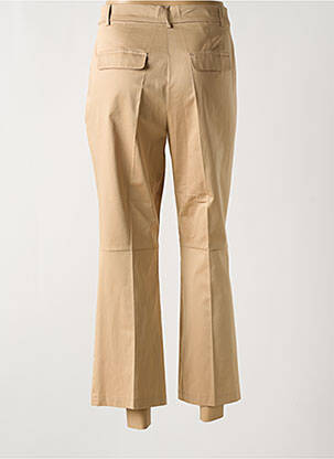 Pantalon 7/8 talie cu cleme mărime normală bej GERRY WEBER femeie