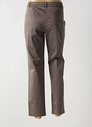 Pantalon chino țesătură poplin mărime normală maro GERRY WEBER femeie