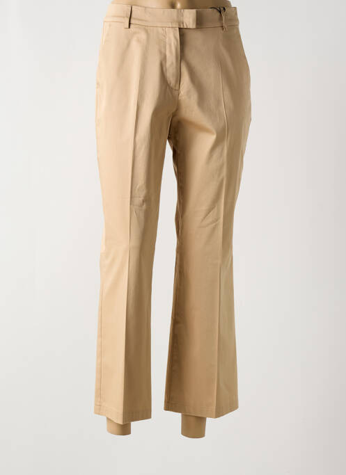 Pantalon 7/8 talie cu cleme mărime normală bej GERRY WEBER femme