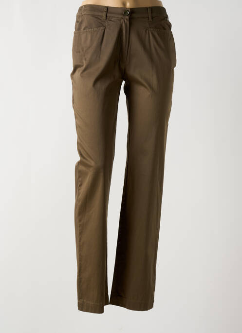 Pantalon slim verde ARMOR LUX femeie