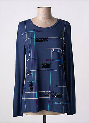 Tricou mâneci lungi mâneci lungi albastru GERRY WEBER femeie