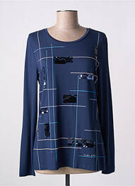 Tricou mâneci lungi mâneci lungi albastru GERRY WEBER femme
