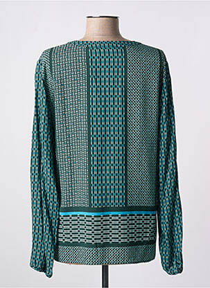 Bluză țesătură poplin mâneci lungi verde GERRY WEBER femeie