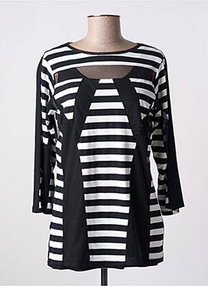 Tricou mâneci 3/4 mâneci 3/4 negru MERI & ESCA femeie