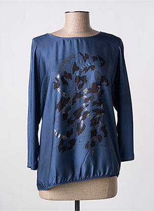 Tricou mâneci 3/4 mâneci 3/4 albastru GERRY WEBER femeie