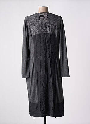 Rochie midi mâneci lungi mâneci lungi gri JEAN GABRIEL femeie
