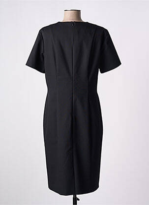 Rochie midi închidere cu fermoar la spate mâneci scurte negru GERRY WEBER femeie