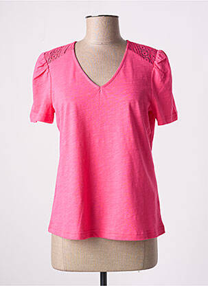 Tricou croială dreaptă mâneci scurte roz GERRY WEBER femeie