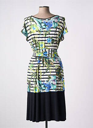 Rochie midi mâneci scurte mâneci scurte verde BARANDI femeie