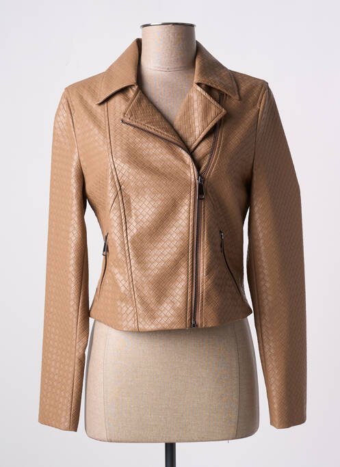 Geci din piele ecologică maro TAIFUN femeie