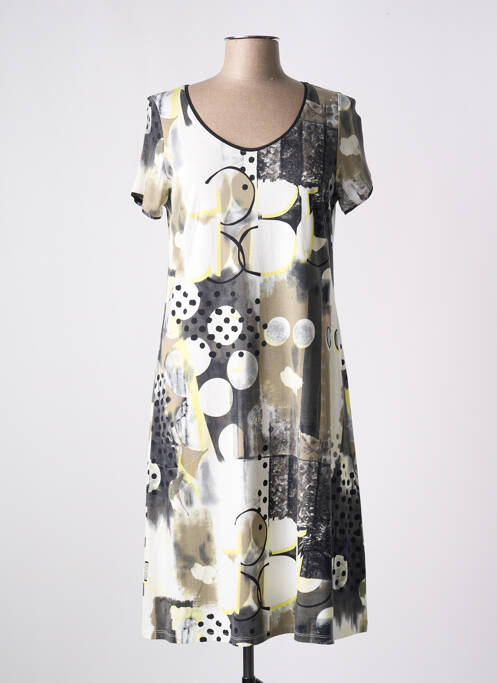 Rochie midi bej BARANDI femeie