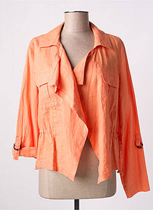Jachete casual guler tip costum portocalie TAIFUN femeie
