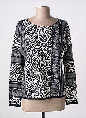 Pulover croială cambrată mâneci lungi negru GERRY WEBER femeie