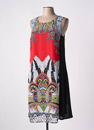 Rochie midi croială fluidă fără mâneci negru MERI & ESCA femeie