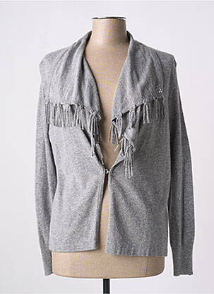 Vestă cu mâneci lungi gri LUCIA femeie