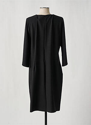 Rochie midi mâneci 3/4 mâneci 3/4 negru FRANCE RIVOIRE femeie