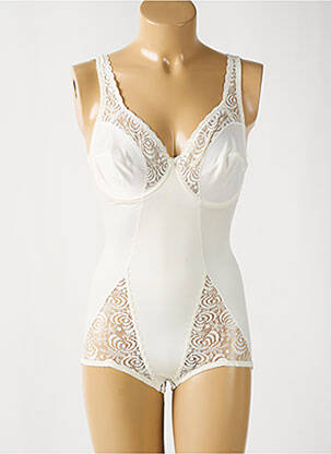 Body de lenjerie alb FELINA femeie