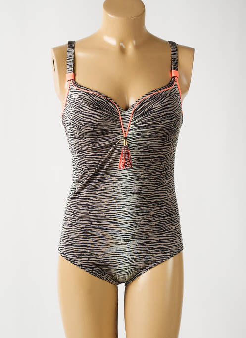 Costum de baie dintr-o singură piesă gri SWIMS femeie