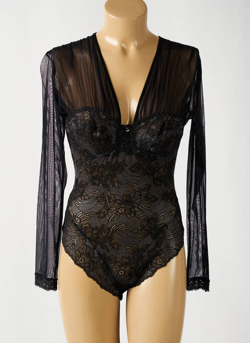 Body de lenjerie negru FELINA femeie