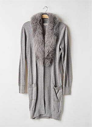 Vestă cu mâneci lungi gri BRUCE FIELD femeie