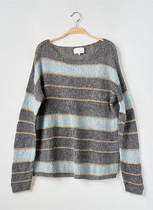 Pulover gri LES TRICOTS DE LÉA femeie