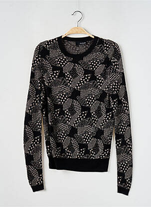Pulover elasticitate mâneci lungi negru THE KOOPLES femeie
